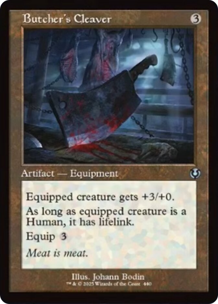 Butcher's Cleaver (Retro Frame) [Innistrad Remastered] | Gam3 Escape