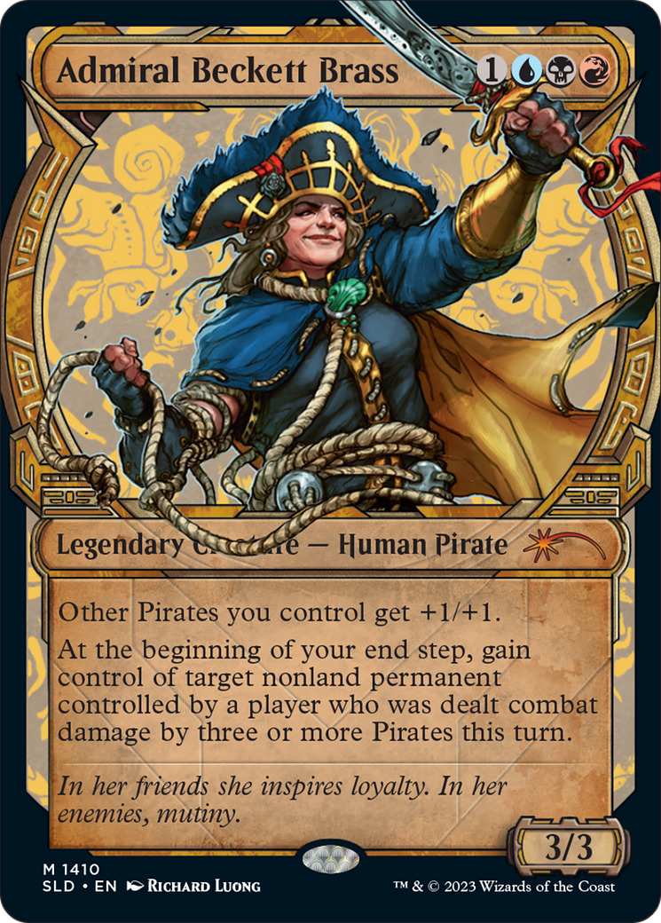 Admiral Beckett Brass (Rainbow Foil) [Secret Lair Drop Series] | Gam3 Escape