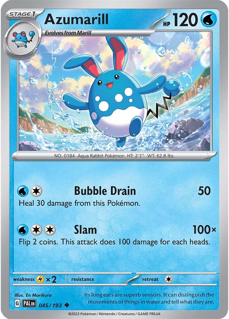 Azumarill (045/193) [Scarlet & Violet: Paldea Evolved] | Gam3 Escape