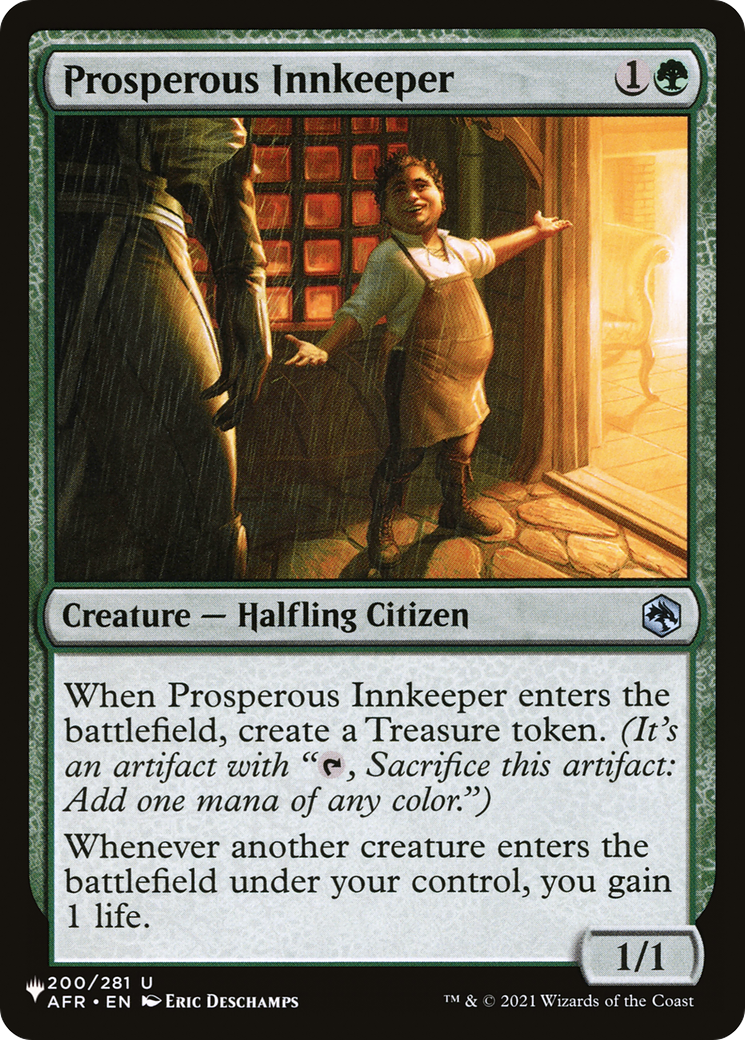 Prosperous Innkeeper [The List] | Gam3 Escape