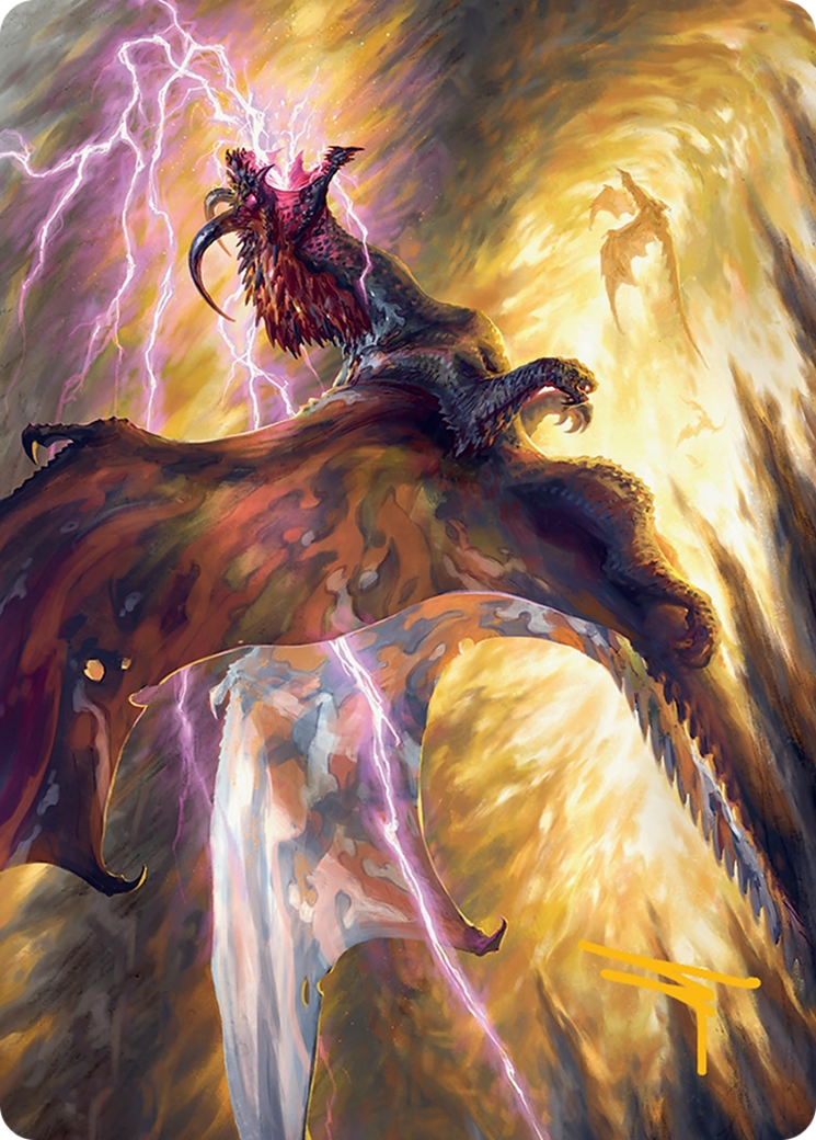 Stormscale Scion Art Card (17/54) [Tarkir: Dragonstorm Art Series] | Gam3 Escape