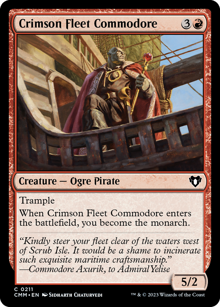 Crimson Fleet Commodore [Commander Masters] | Gam3 Escape