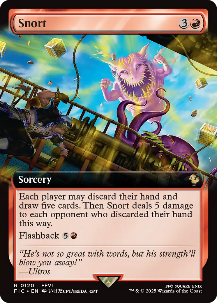 Snort (Extended Art) [FINAL FANTASY Commander] | Gam3 Escape
