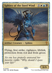 Sphinx of the Steel Wind (White Border) [Mystery Booster 2] | Gam3 Escape