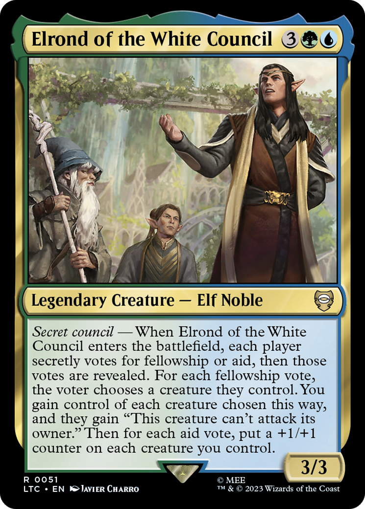 Elrond of the White Council [The Lord of the Rings: Tales of Middle-Earth Commander] | Gam3 Escape