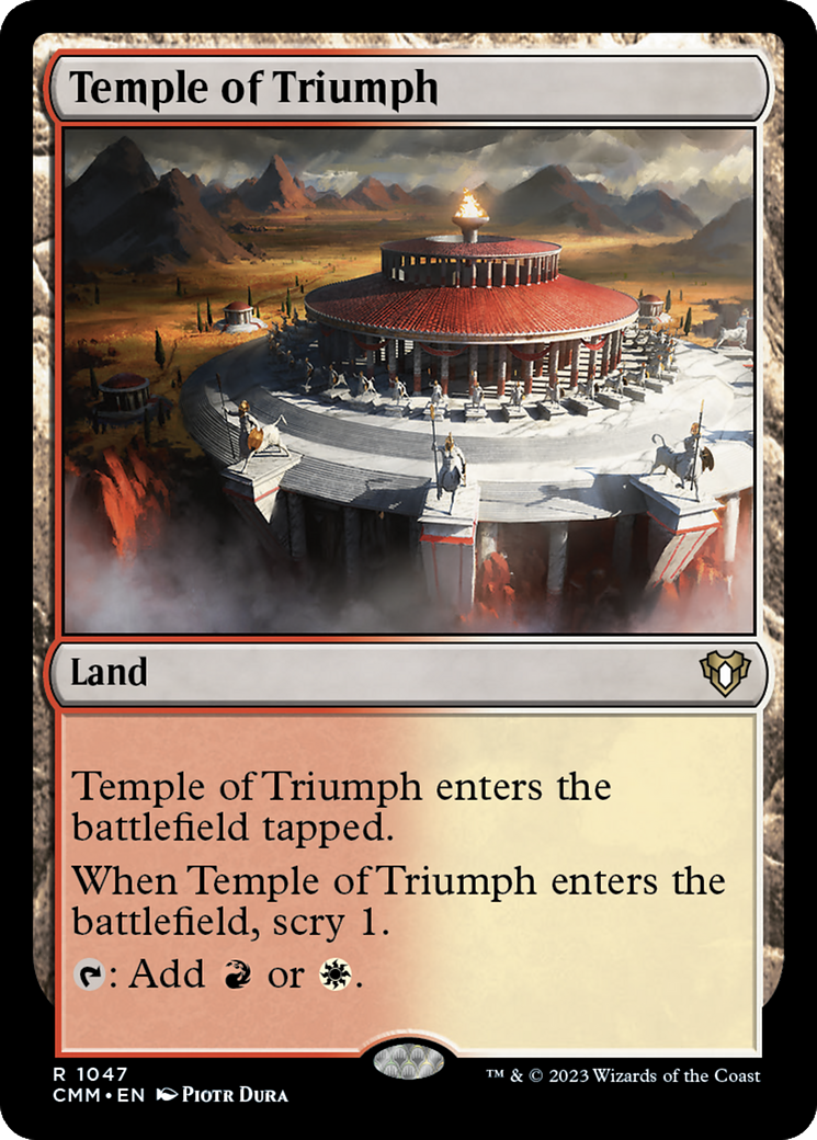 Temple of Triumph [Commander Masters] | Gam3 Escape