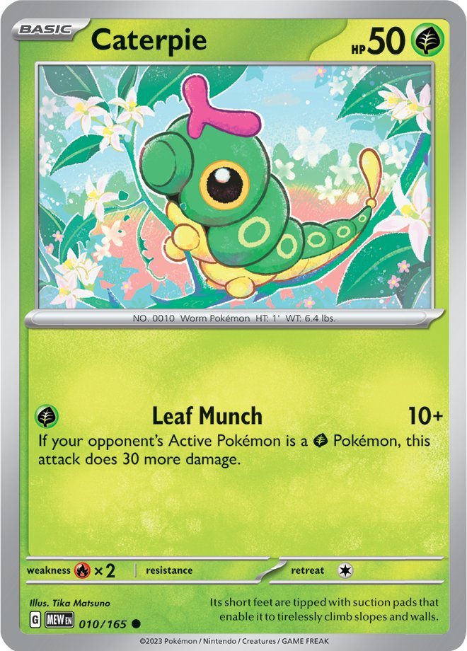 Caterpie (010/165) [Scarlet & Violet: 151] | Gam3 Escape