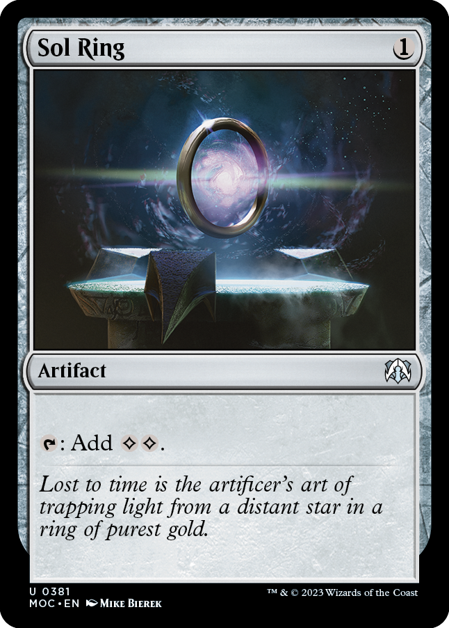 Sol Ring [March of the Machine Commander] | Gam3 Escape