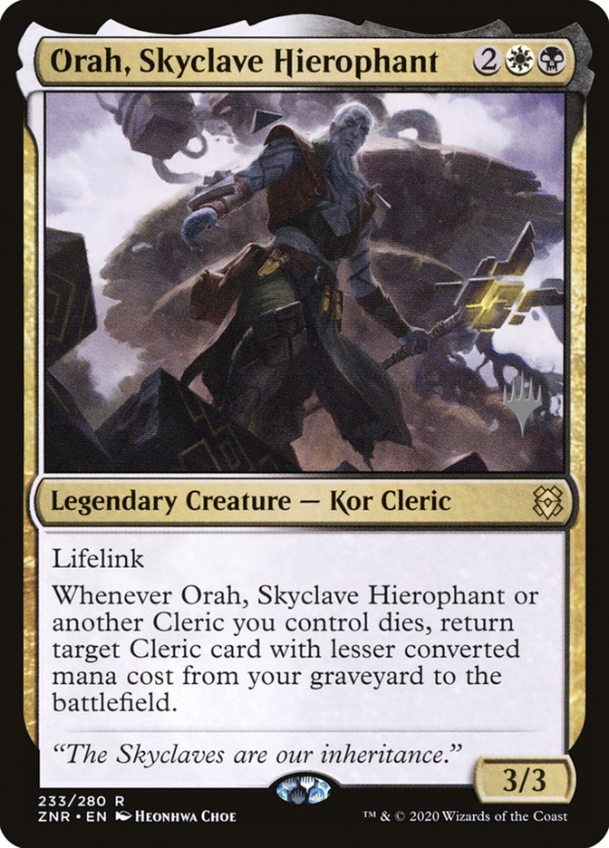 Orah, Skyclave Hierophant (Promo Pack) [Zendikar Rising Promos] | Gam3 Escape