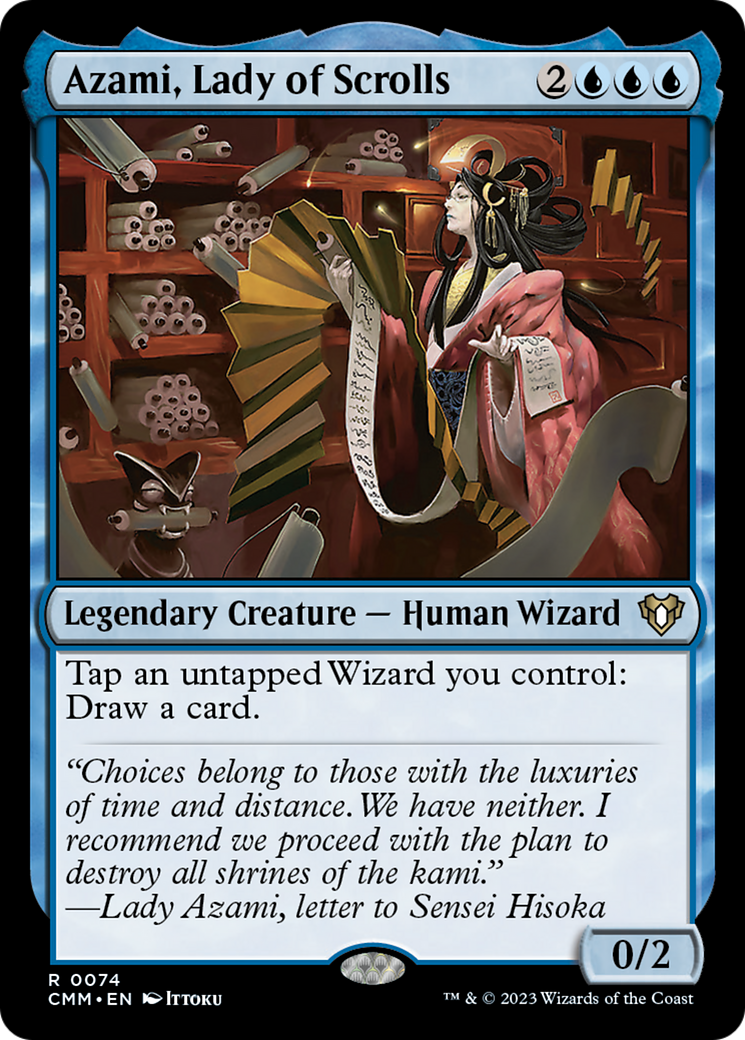 Azami, Lady of Scrolls [Commander Masters] | Gam3 Escape