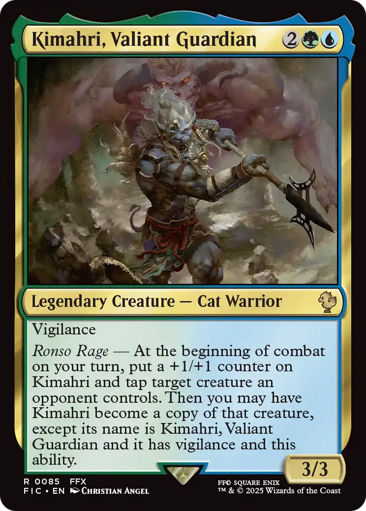 Kimahri, Valiant Guardian [FINAL FANTASY Commander] | Gam3 Escape