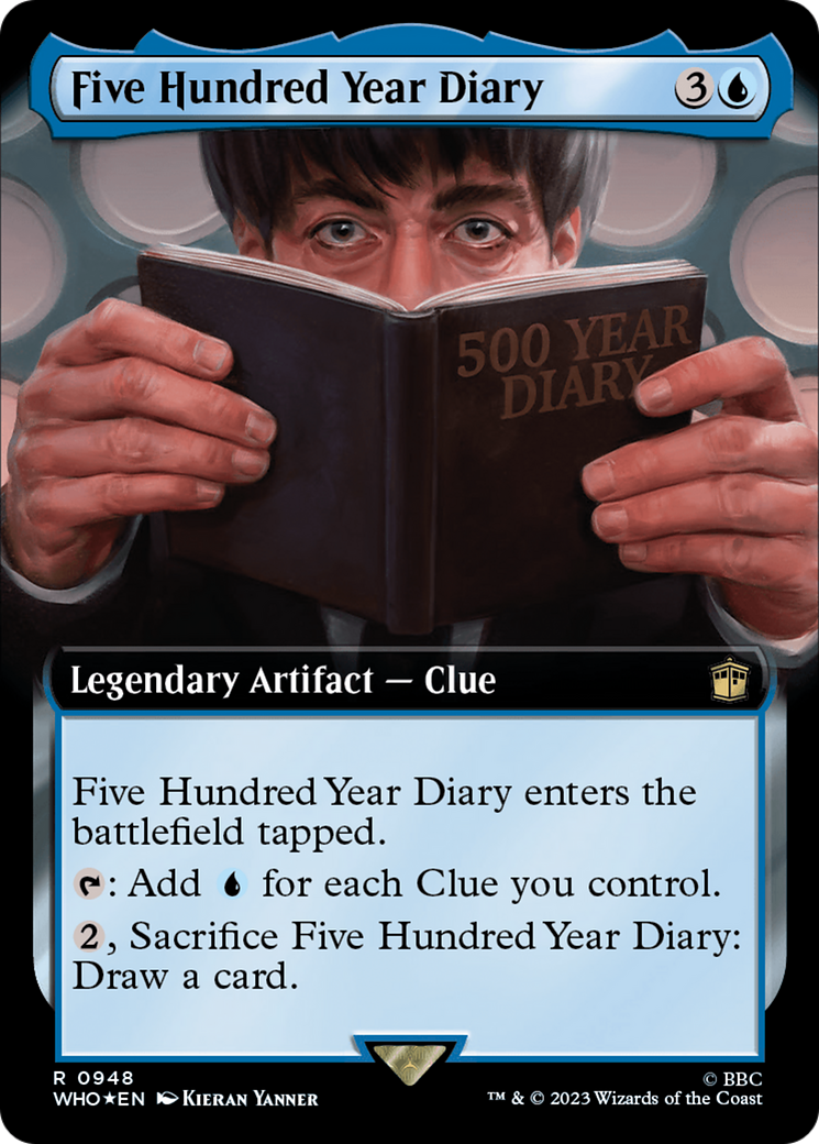 Five Hundred Year Diary (Extended Art) (Surge Foil) [Doctor Who] | Gam3 Escape