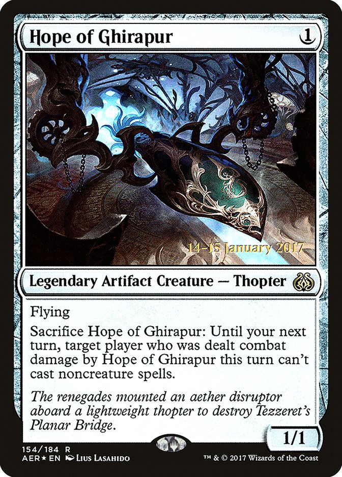 Hope of Ghirapur [Aether Revolt Prerelease Promos] | Gam3 Escape