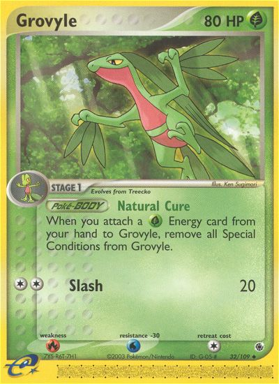 Grovyle (32/109) [EX: Ruby & Sapphire] | Gam3 Escape