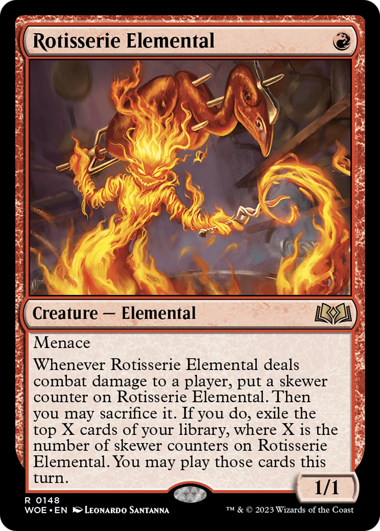 Rotisserie Elemental [Wilds of Eldraine] | Gam3 Escape