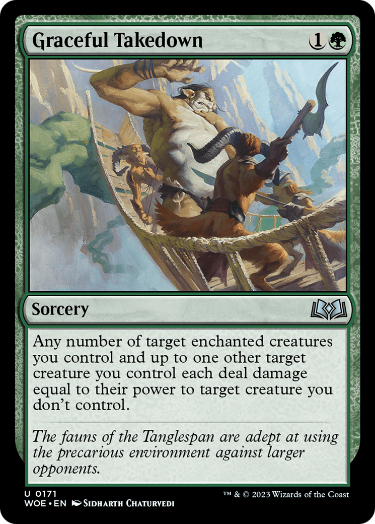 Graceful Takedown [Wilds of Eldraine] | Gam3 Escape