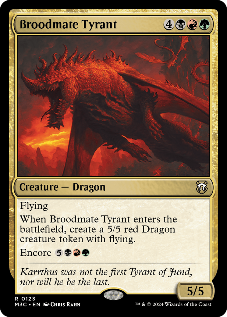 Broodmate Tyrant [Modern Horizons 3 Commander] | Gam3 Escape