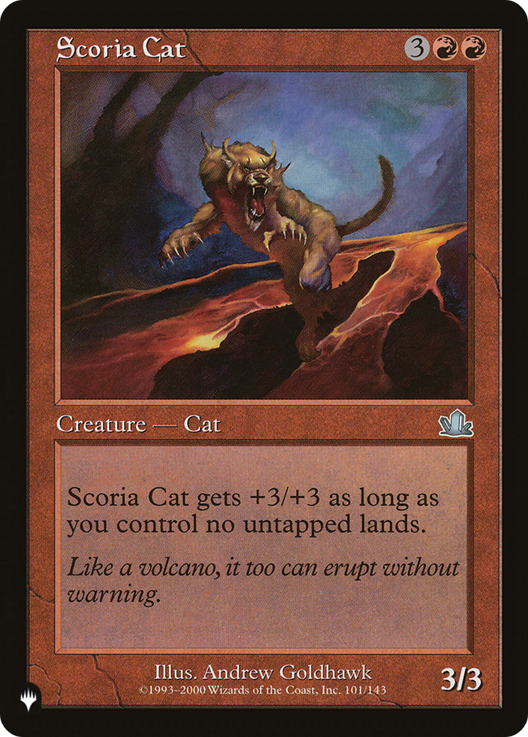 Scoria Cat [The List Reprints] | Gam3 Escape