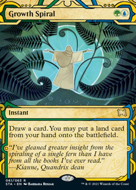 Growth Spiral (Foil Etched) [Strixhaven: Mystical Archive] | Gam3 Escape