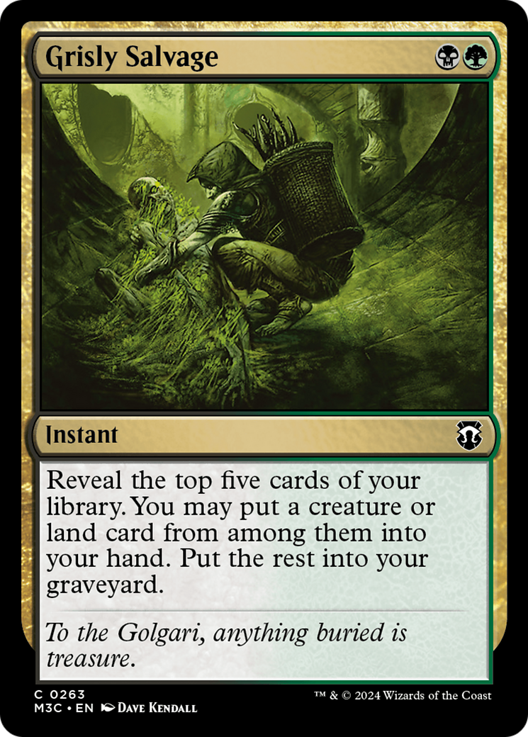 Grisly Salvage (Ripple Foil) [Modern Horizons 3 Commander] | Gam3 Escape