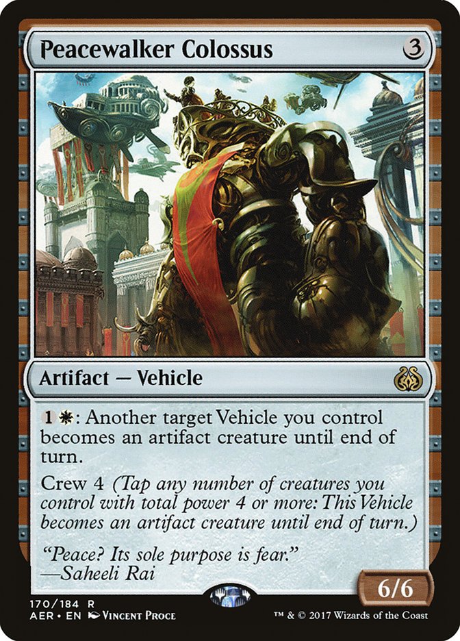Peacewalker Colossus [Aether Revolt] | Gam3 Escape