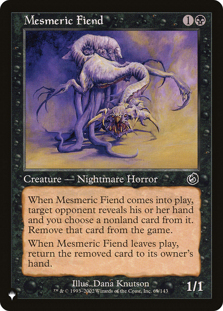 Mesmeric Fiend [The List Reprints] | Gam3 Escape