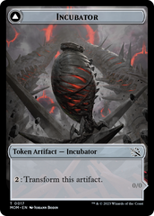 Incubator // Phyrexian (17) Double-Sided Token [March of the Machine Tokens] | Gam3 Escape