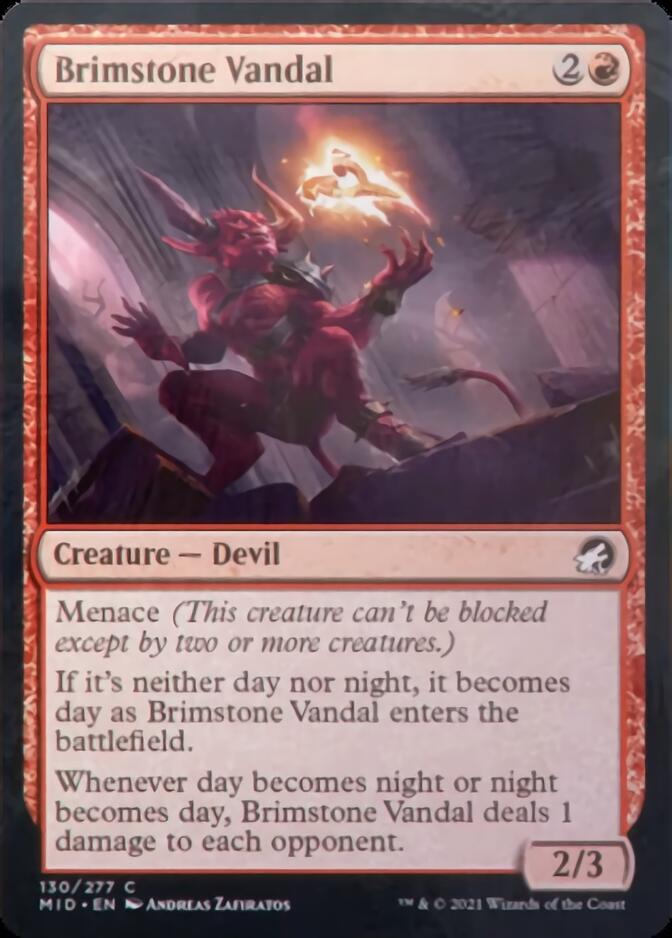 Brimstone Vandal [Innistrad: Midnight Hunt] | Gam3 Escape
