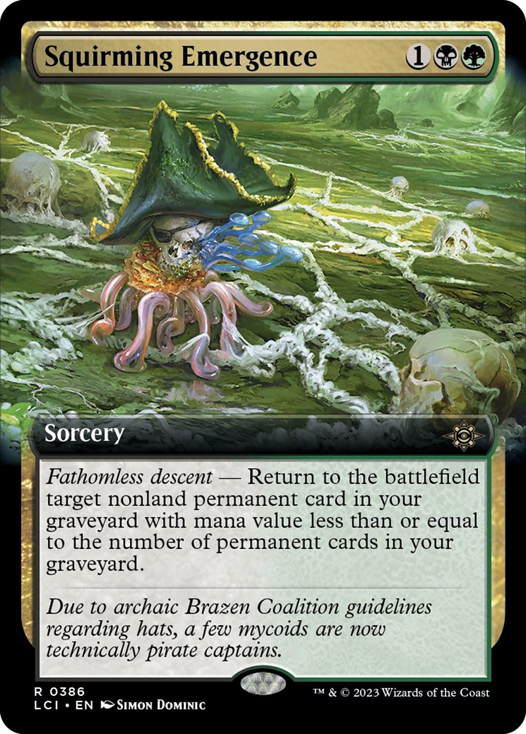 Squirming Emergence (Extended Art) [The Lost Caverns of Ixalan] | Gam3 Escape