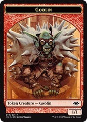 Goblin (010) // Serra the Benevolent Emblem (020) Double-Sided Token [Modern Horizons Tokens] | Gam3 Escape