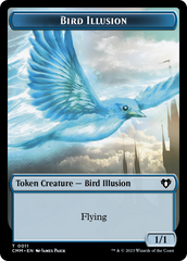 Spirit (0039) // Bird Illusion Double-Sided Token [Commander Masters Tokens] | Gam3 Escape