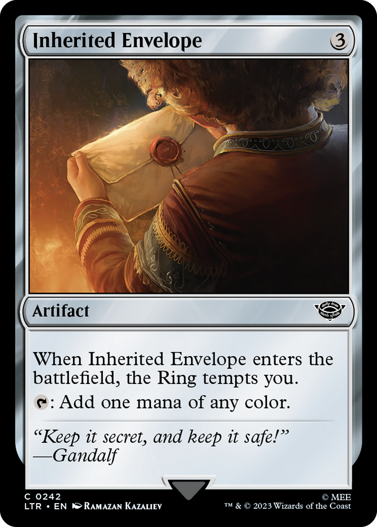 Inherited Envelope [The Lord of the Rings: Tales of Middle-Earth] | Gam3 Escape