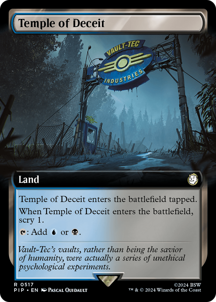 Temple of Deceit (Extended Art) [Fallout] | Gam3 Escape