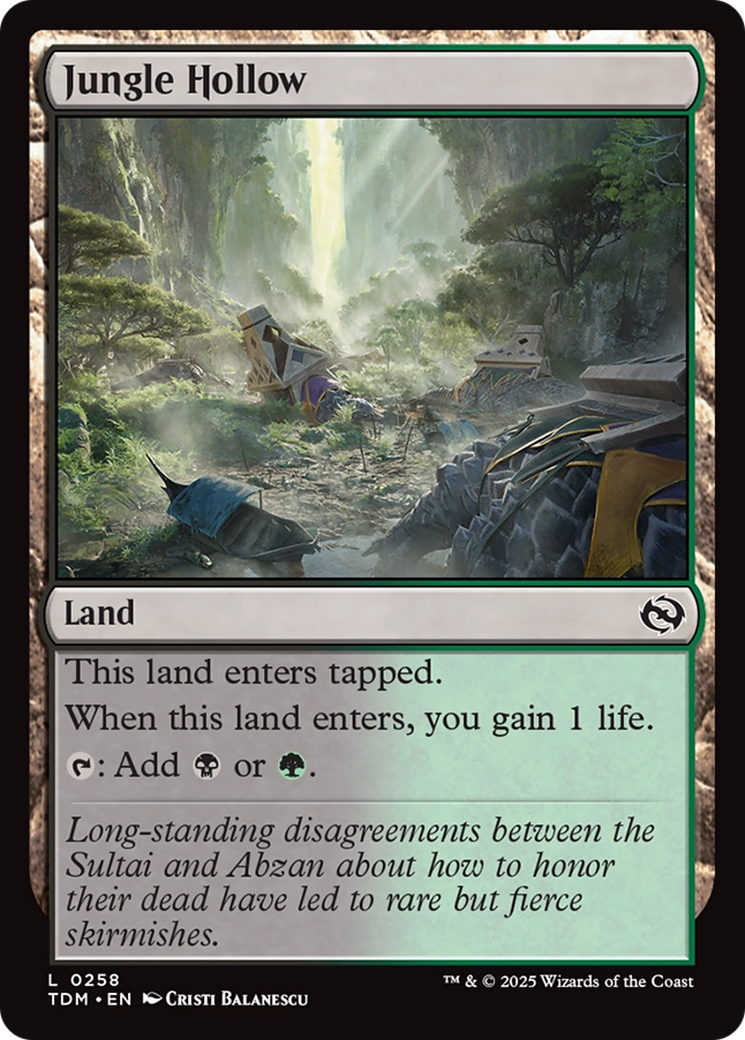 Jungle Hollow [Tarkir: Dragonstorm] | Gam3 Escape