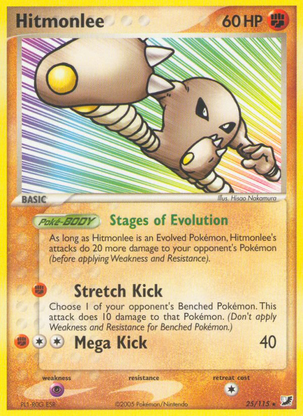 Hitmonlee (25/115) [EX: Unseen Forces] | Gam3 Escape