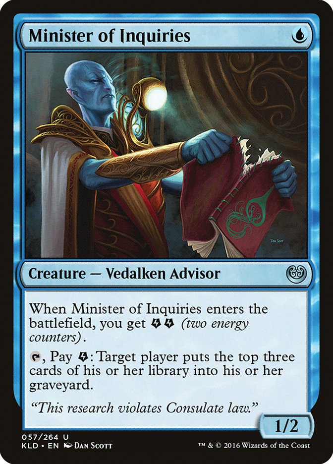 Minister of Inquiries [Kaladesh] | Gam3 Escape