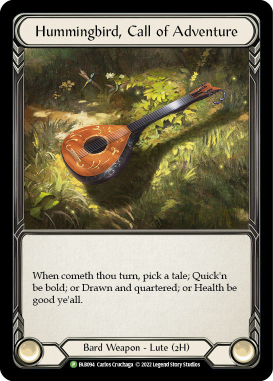 Hummingbird, Call of Adventure [FAB094] (Promo)  Cold Foil | Gam3 Escape