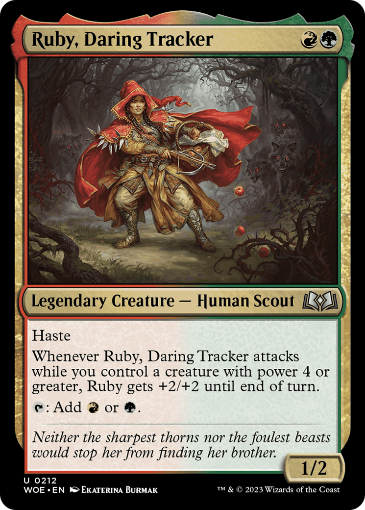 Ruby, Daring Tracker [Wilds of Eldraine] | Gam3 Escape