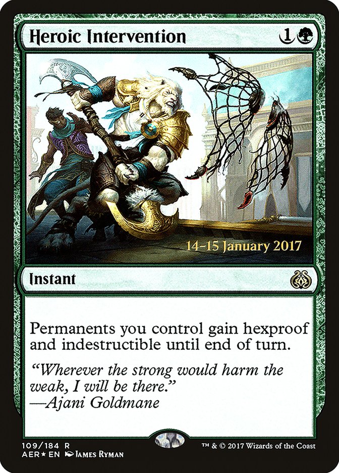 Heroic Intervention [Aether Revolt Prerelease Promos] | Gam3 Escape