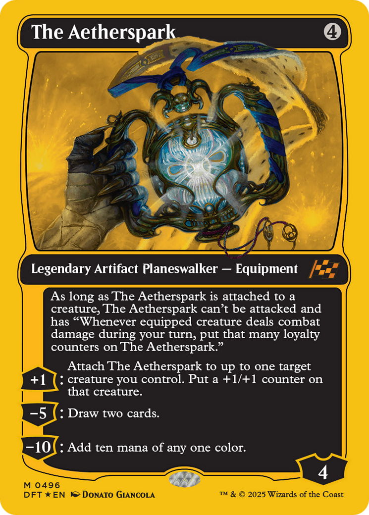 The Aetherspark (First-Place Foil) [Aetherdrift] | Gam3 Escape