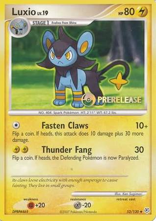 Luxio (52/130) (Prerelease Promo) [Nintendo: Black Star Promos] | Gam3 Escape