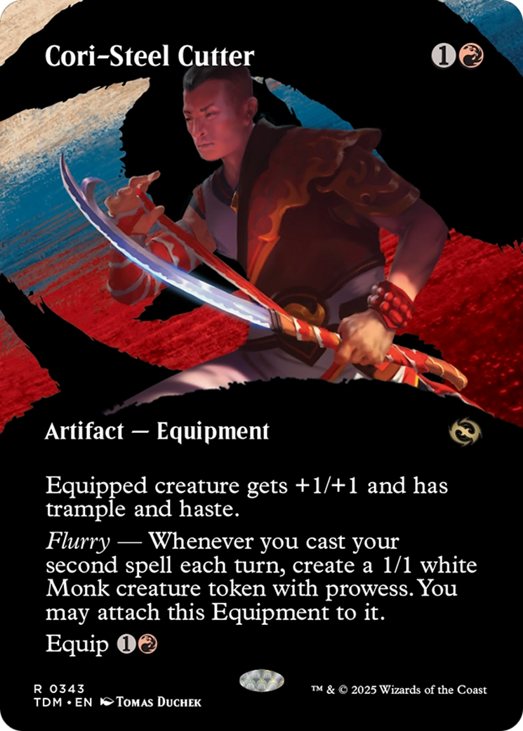 Cori-Steel Cutter (Borderless) [Tarkir: Dragonstorm] | Gam3 Escape