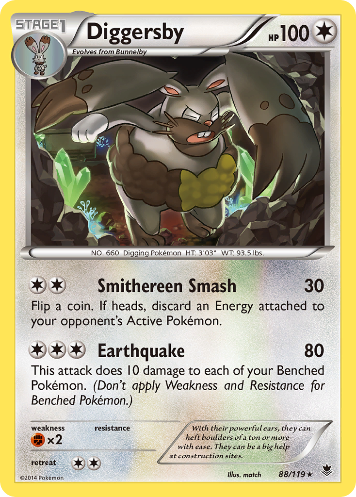 Diggersby (88/119) [XY: Phantom Forces] | Gam3 Escape