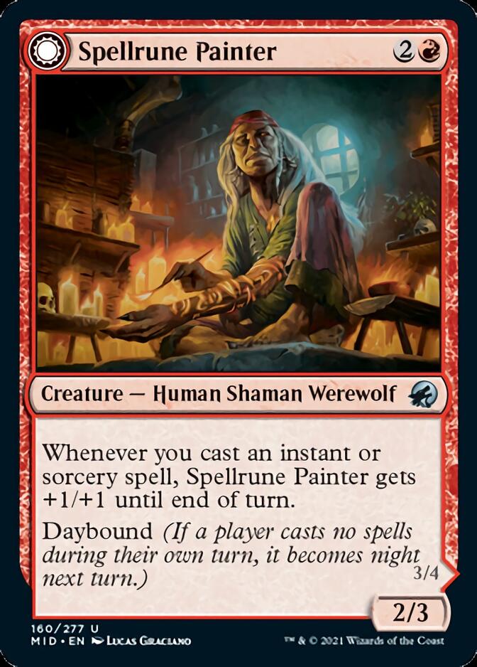 Spellrune Painter // Spellrune Howler [Innistrad: Midnight Hunt] | Gam3 Escape