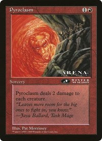 Pyroclasm (Oversized) [Oversize Cards] | Gam3 Escape