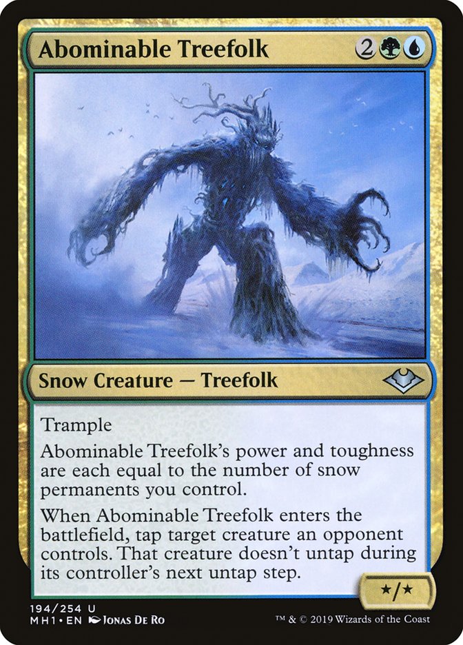 Abominable Treefolk [Modern Horizons] | Gam3 Escape