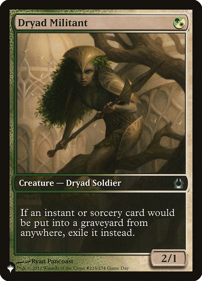 Dryad Militant [The List] | Gam3 Escape