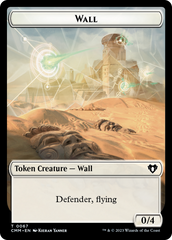 Wall // Kor Ally Double-Sided Token [Commander Masters Tokens] | Gam3 Escape