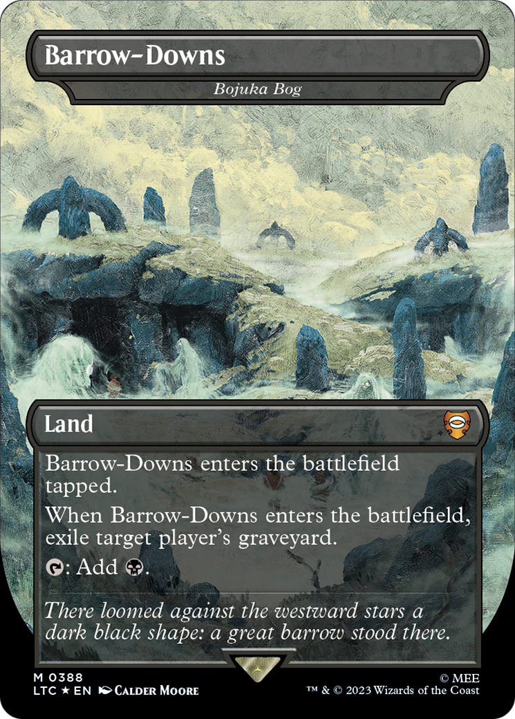 Barrow-Downs - Bojuka Bog (Surge Foil Realms and Relics) [The Lord of the Rings: Tales of Middle-Earth Commander] | Gam3 Escape