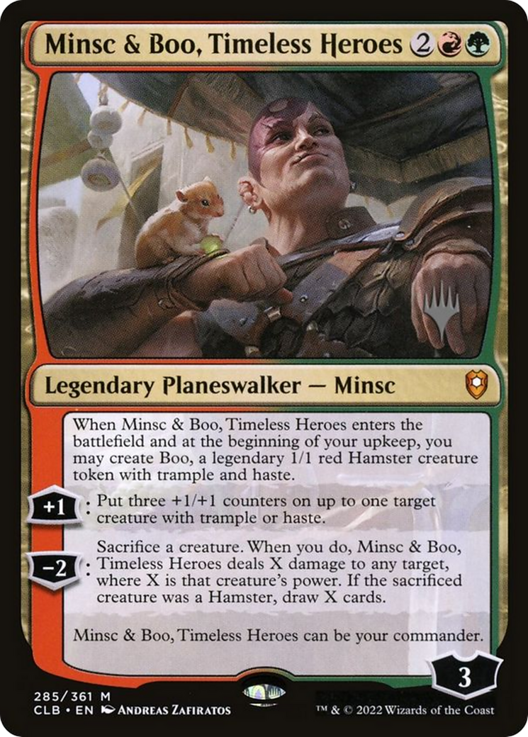 Minsc & Boo, Timeless Heroes (Promo Pack) [The Lost Caverns of Ixalan Promos] | Gam3 Escape